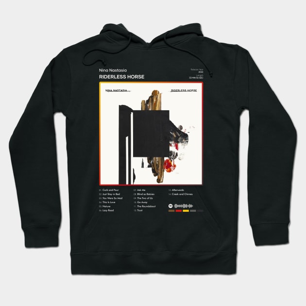 Nina Nastasia - Riderless Horse Tracklist Album Hoodie by 80sRetro